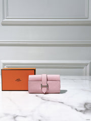 HERMES BEARN KEY RING, Rose Sakura/Silver