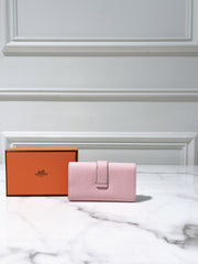 HERMES BEARN KEY RING, Rose Sakura/Silver